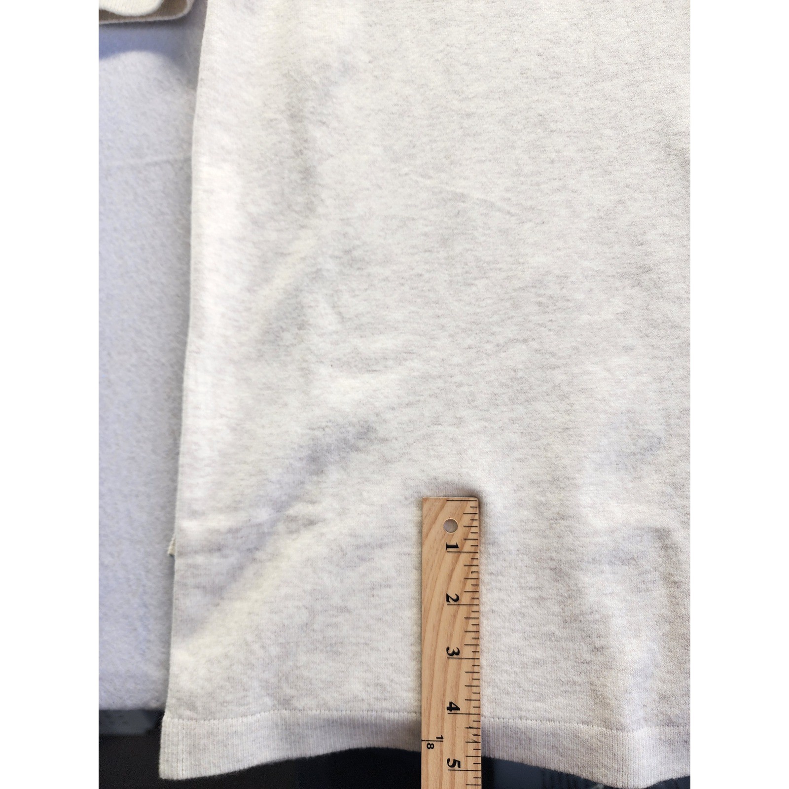Tommy Hilfiger Heather Beige Collared V-Neck Long Sleeve Sweater Midi Dress XS