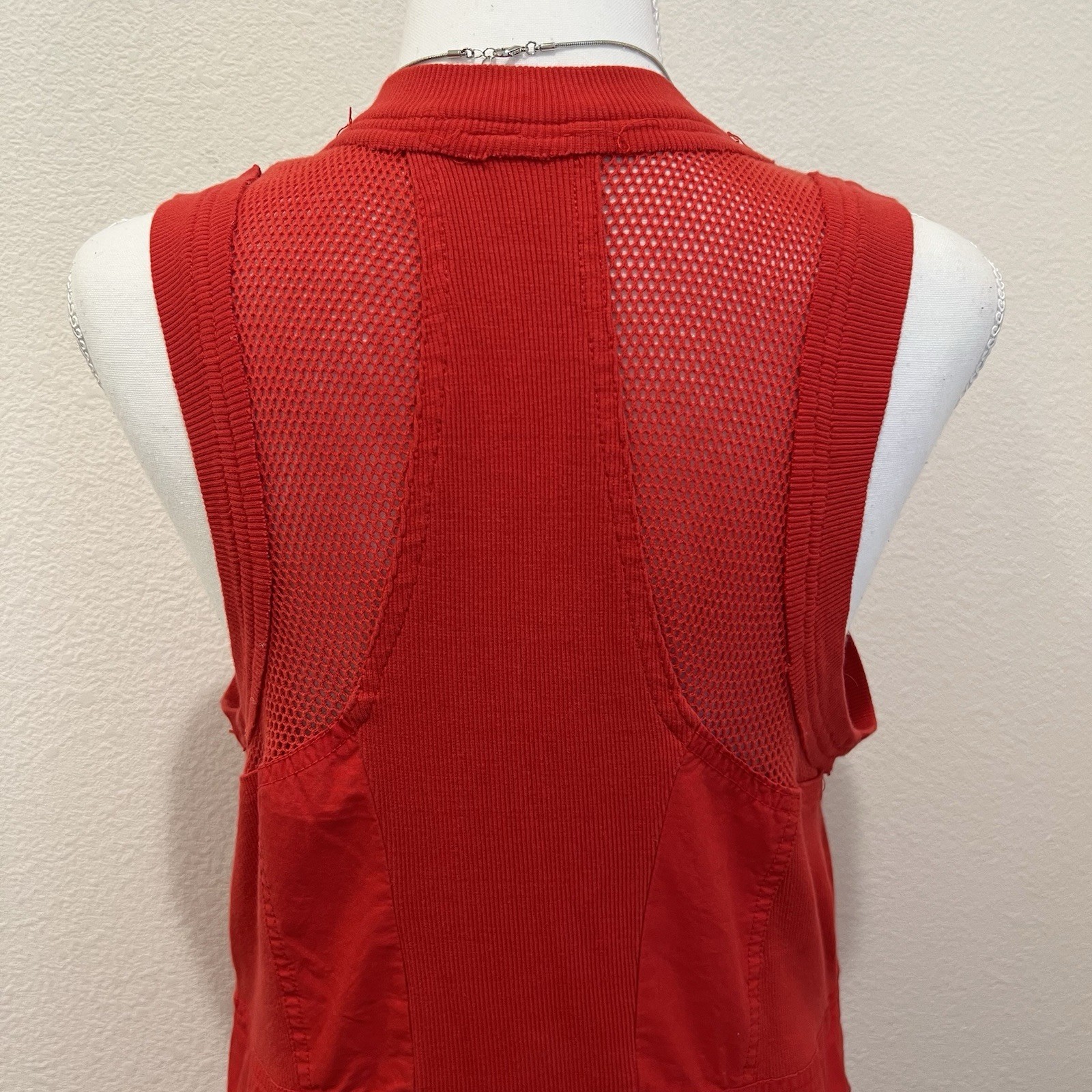 Daily Practice Anthropologie Trek Utility Mini Dress Red Size S
