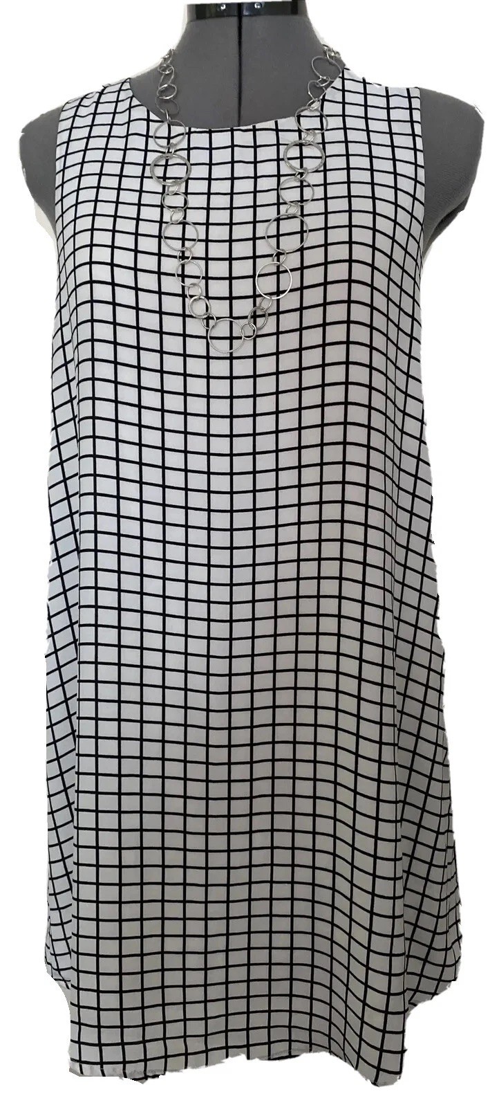 Luca Couture Sleeveless Dress. Across Chest 18 In. L 32 In. size XS.lined