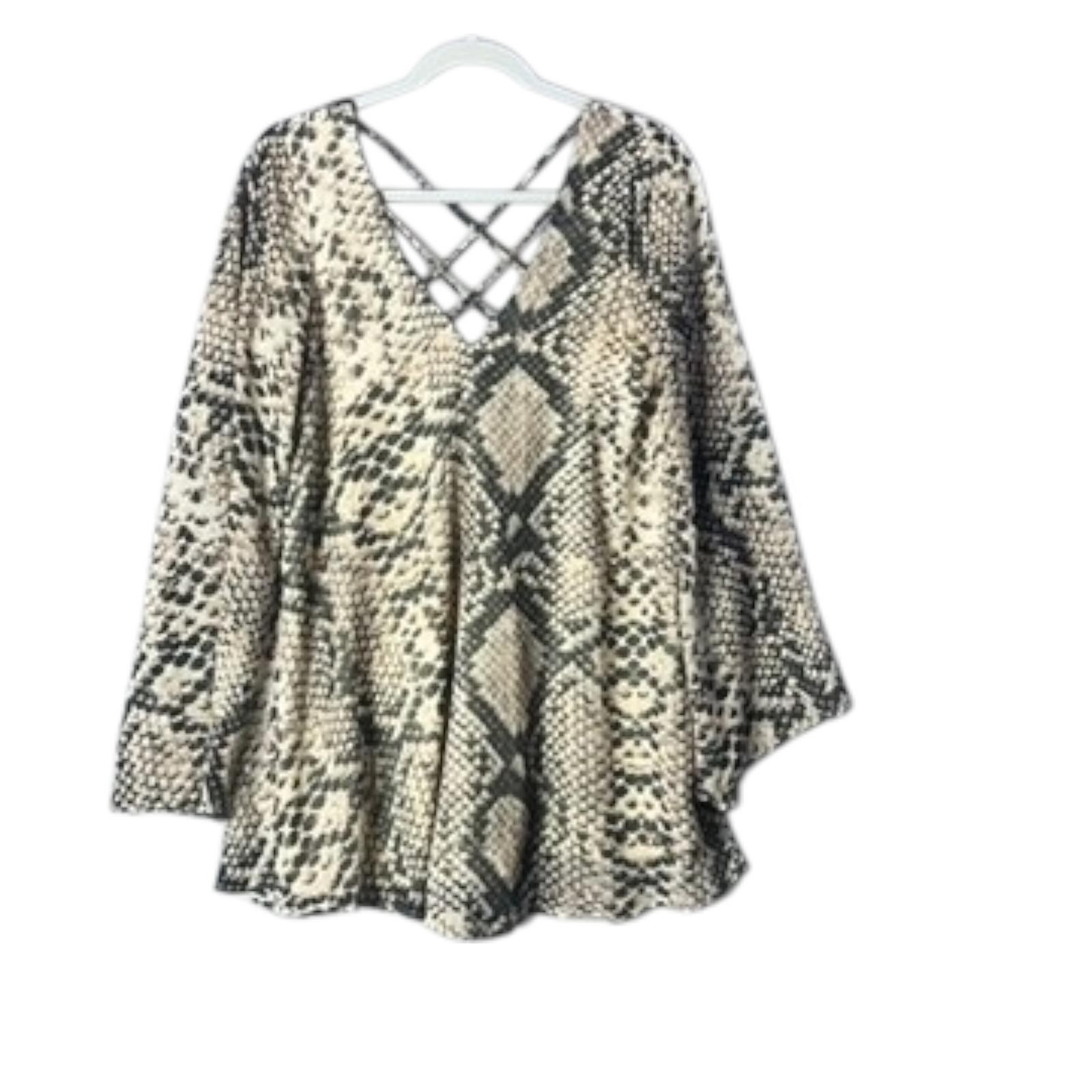 Show Me Your MuMu Joni Flow Python Print Mini Dress Size X-Small