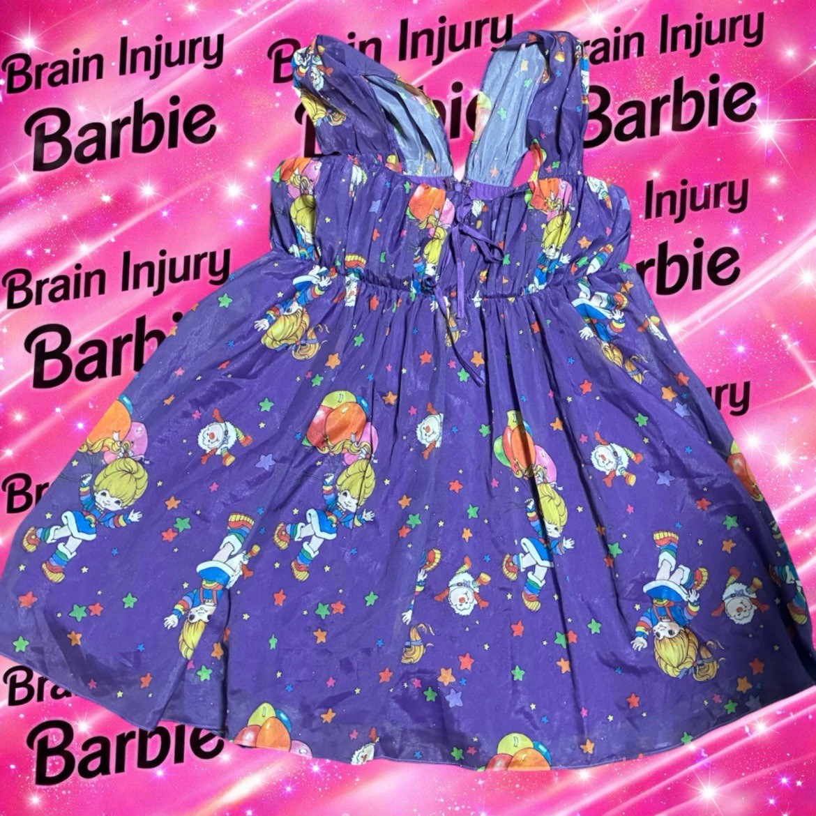 Rainbow Brite X Unique Vintage Dress Size XL