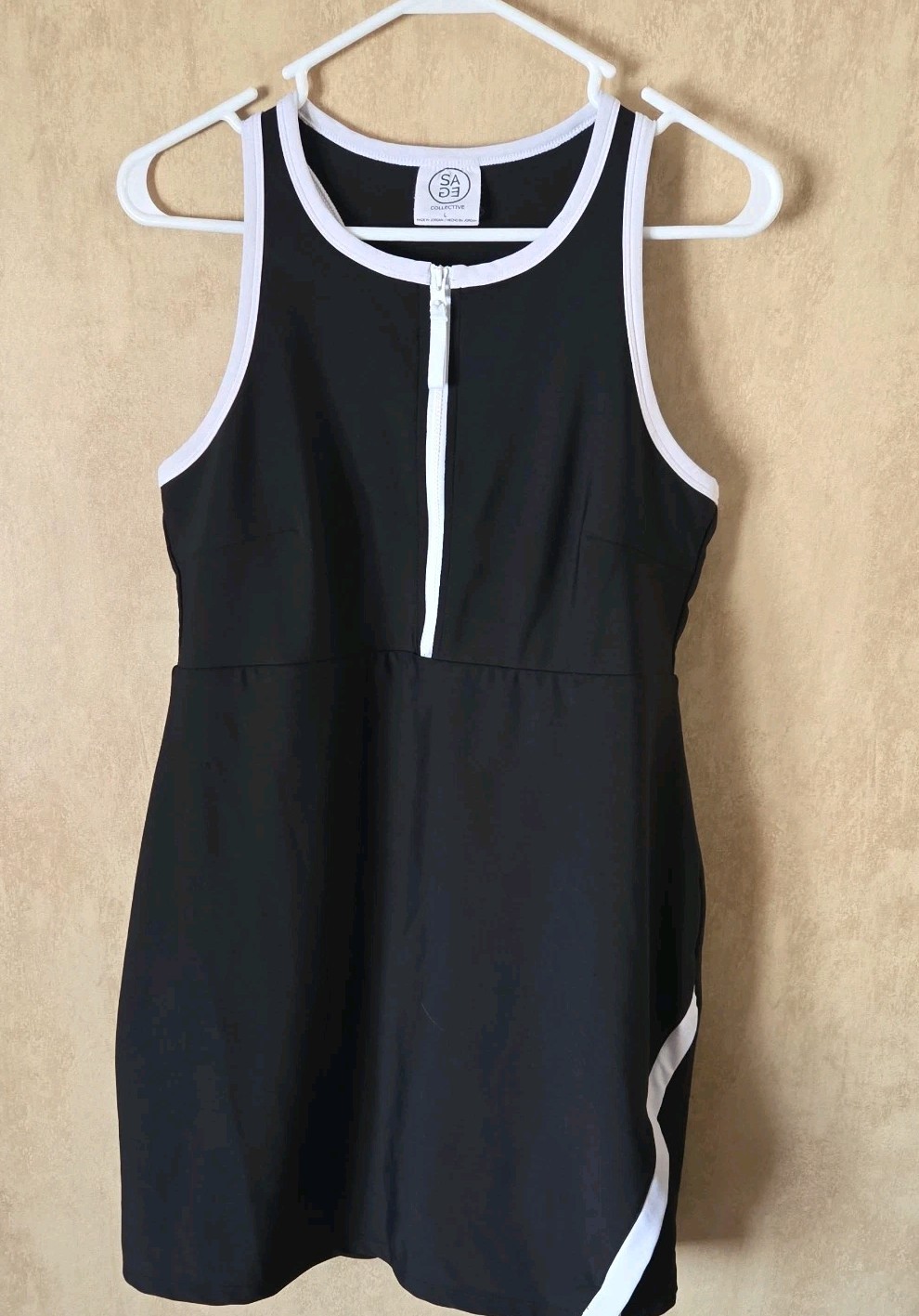 Sage Women’s Active Dress Built In Shorts Sz L Golfing Tennis Swim Sports Walk