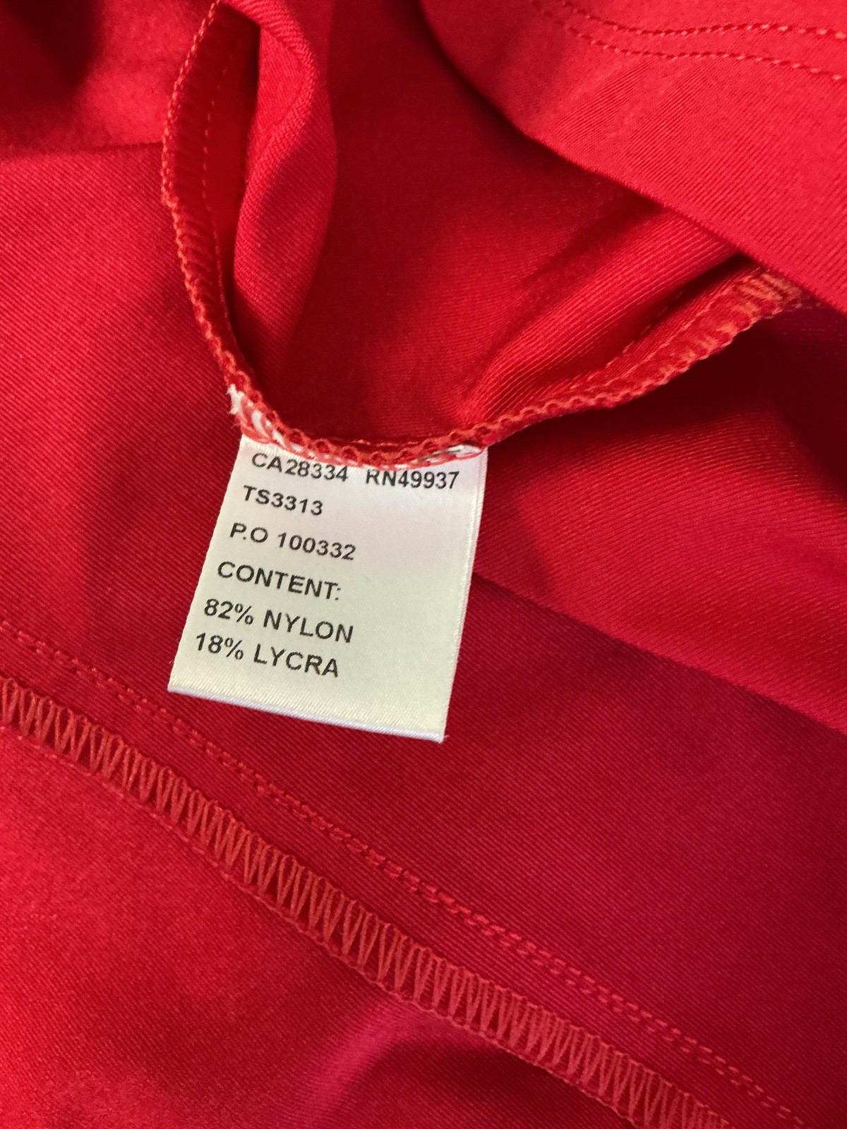 Tail Tank Dress Womens Medium Red Sleeveless V Neck Stretch Knit Golf Athletic