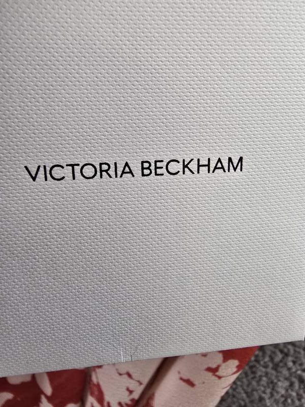 Victoria Beckham Asymmetric Ruched Detail Midi Dress Women’s 4UK Chilli Back Zip