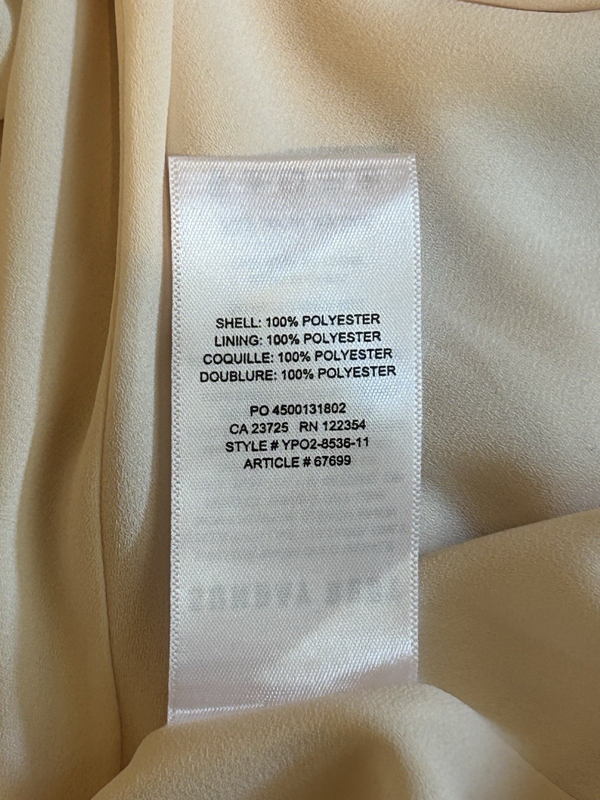 Sunday Best Ivory Chiffon V Neck High Low Wrap Mini Dress Ruffle Hem Size 2