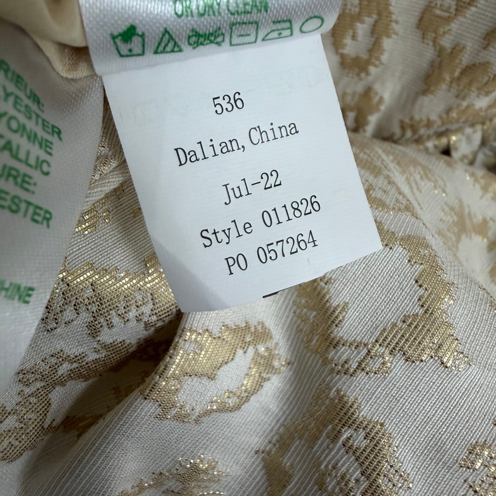 Lilly Pulitzer Calyssa Dress Ivory Gold Dazzle Leopard Jacquard Print Womens 12
