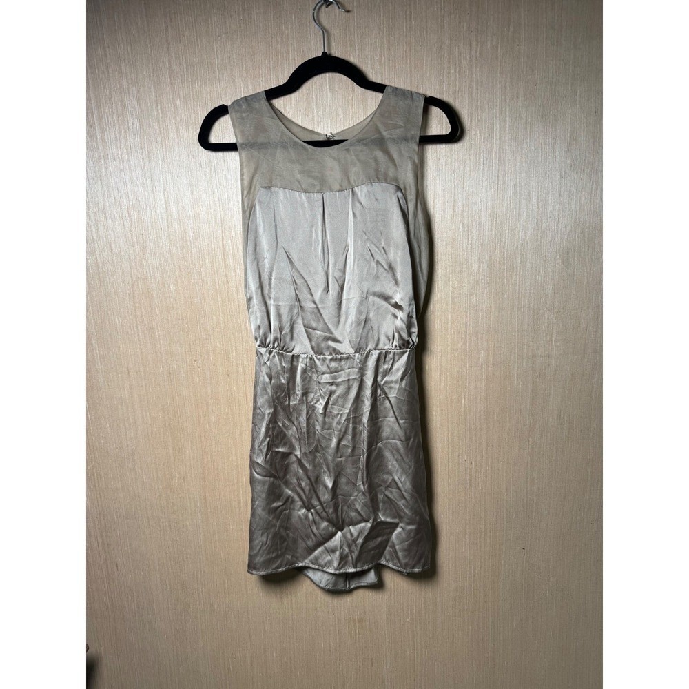 Opening Ceremony SILK $310 Sleeveless Dress Women’s Mini Champagne Cocktail