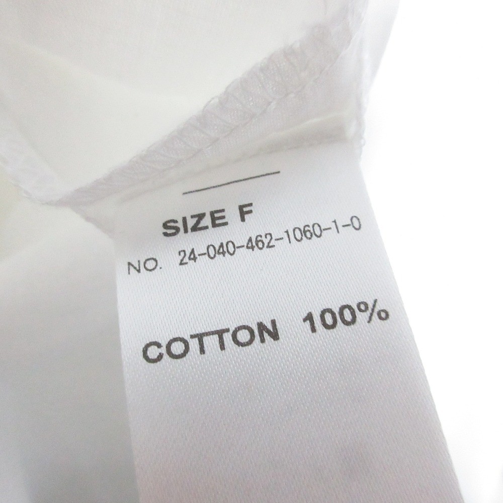 24SS JOURNAL STANDARD Relume Cotton Jacquard Flare Dress F White Women USED