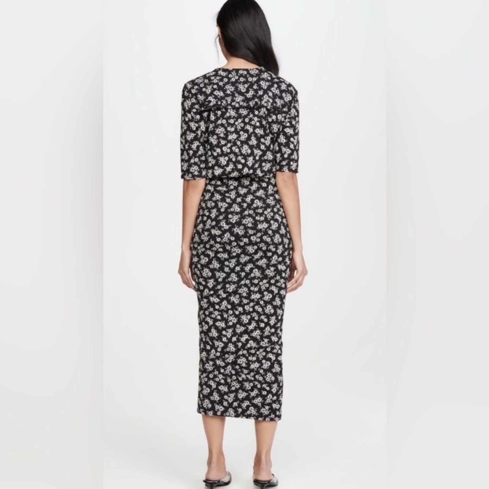 NWOT Veronica Beard Mariposa B&W Floral Dress Size S (Retail $298)