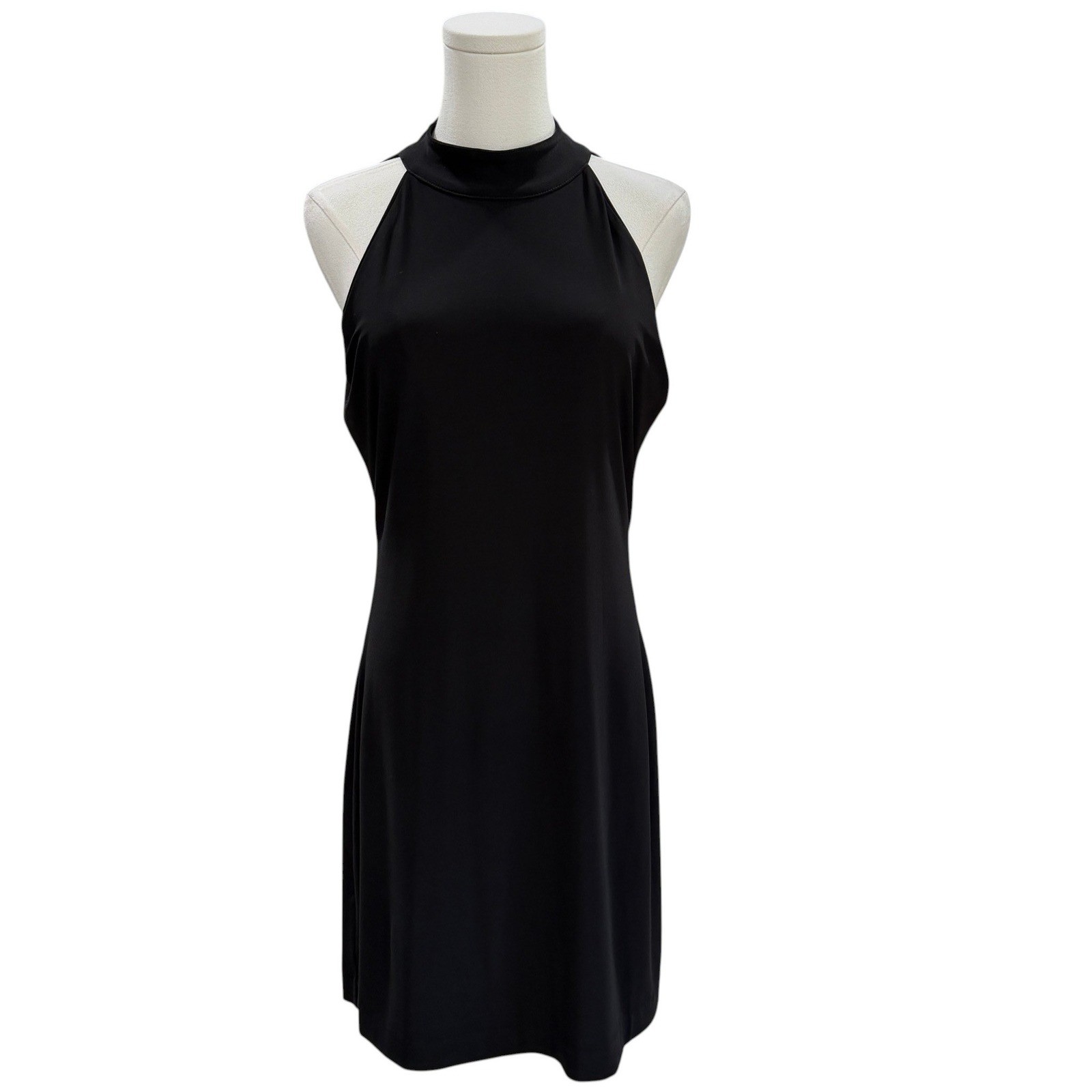 Reversible Halter Mini Dress Floral Black Y2K Coquette Party Chic Trendy Resort