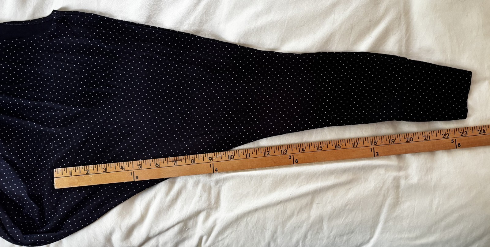 Agnes b. Paris Black Polka Dot Stretch Knit Batwing Sleeve Dress – French Sz. 2