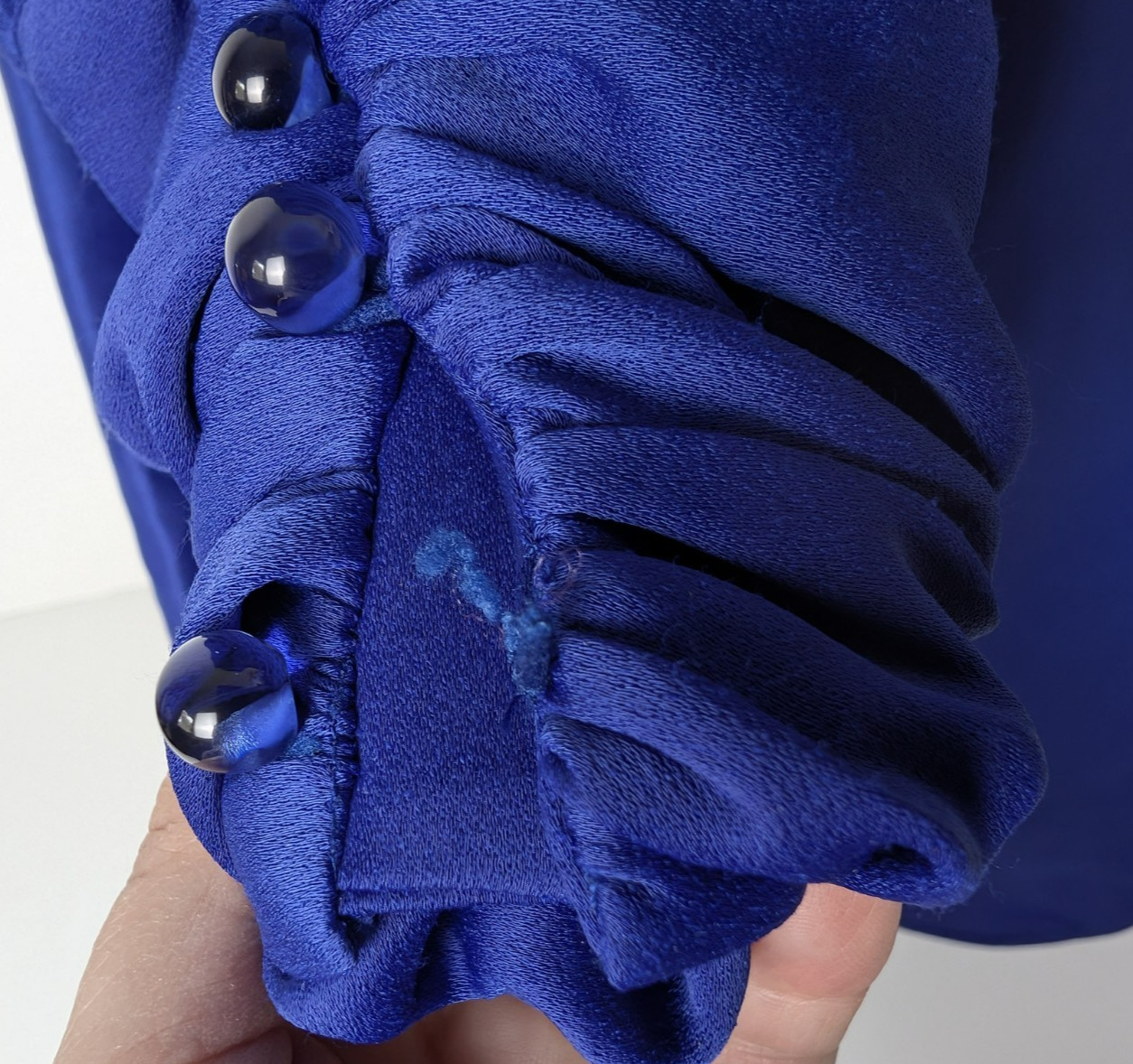 Alexia Admor Phoebe Wrap Dress Lapis Blue Size 4 Elegant Classic Quiet Luxury