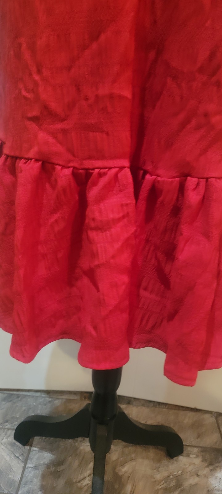 Red dress size lg NEW WOT