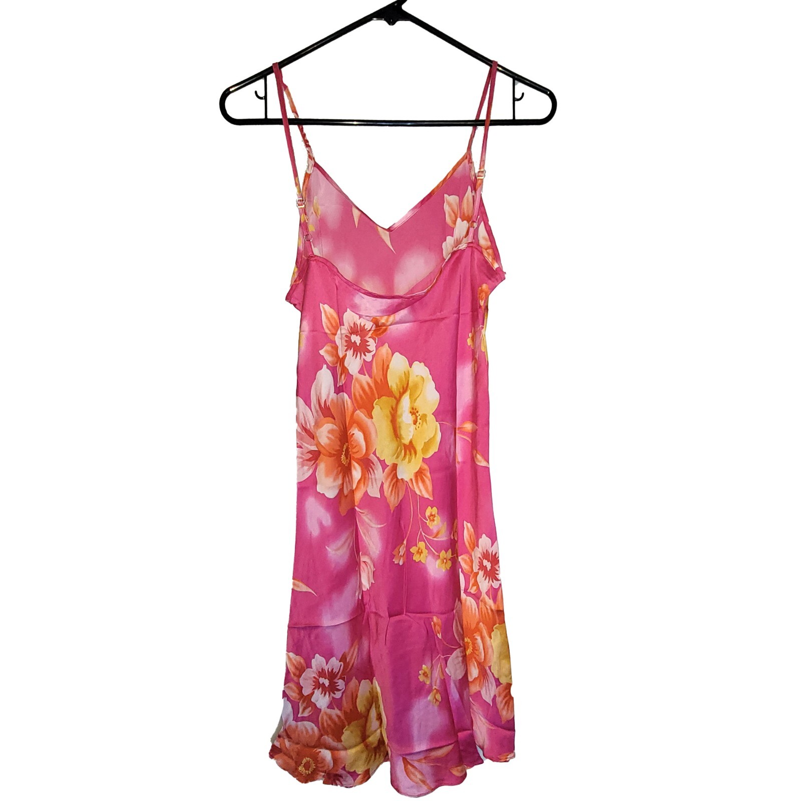 Women’s Size S Silk Sleeveless Camisole Spaghetti Slip Dress Varied Select