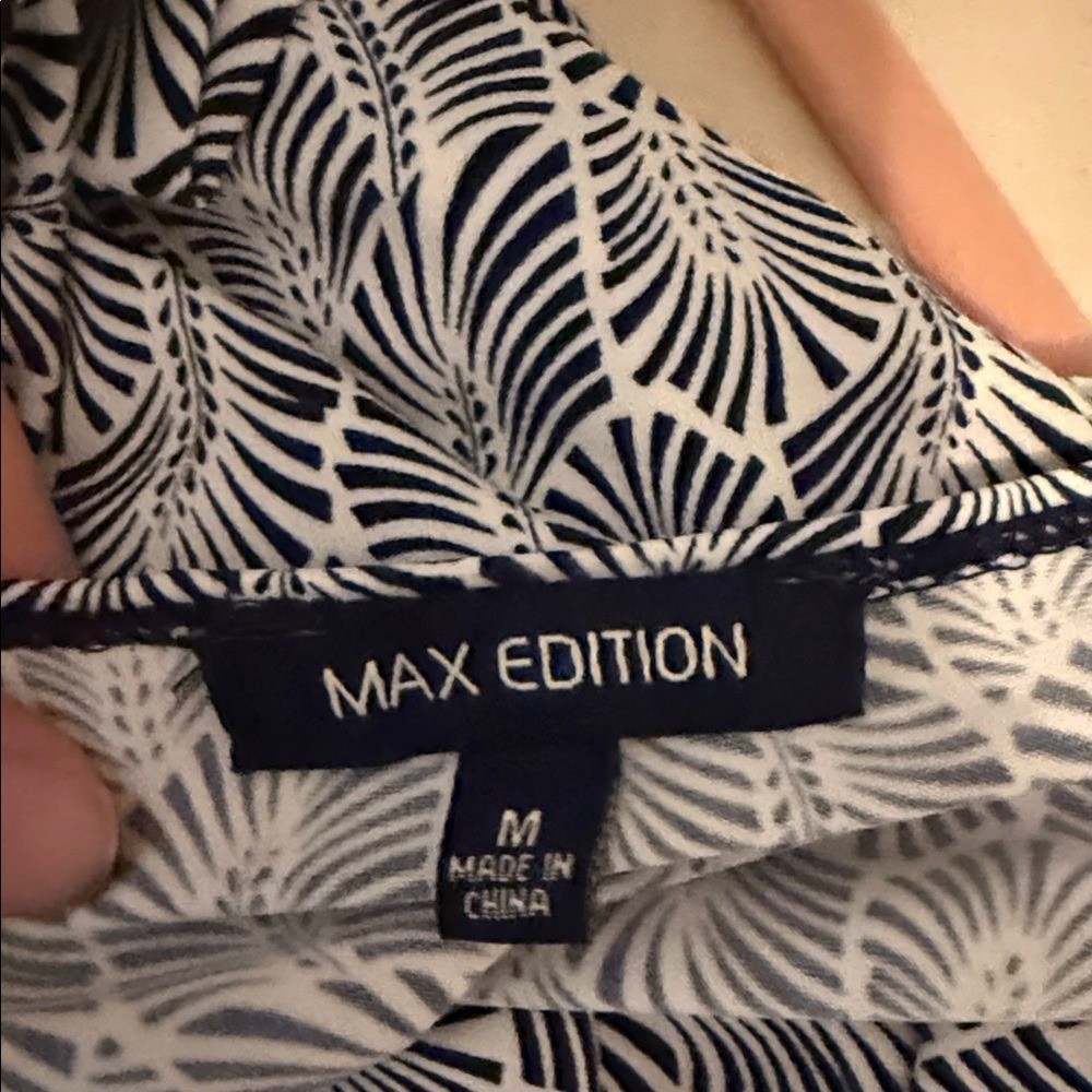 Max Edition Patterned Dress Medium Midi