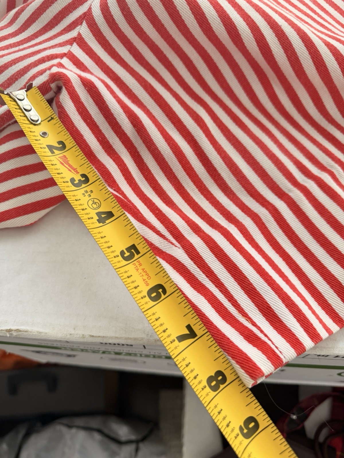 Vintage Women’s Romper Striped Sleeveless Zip Red White Unique Pin-up Retro