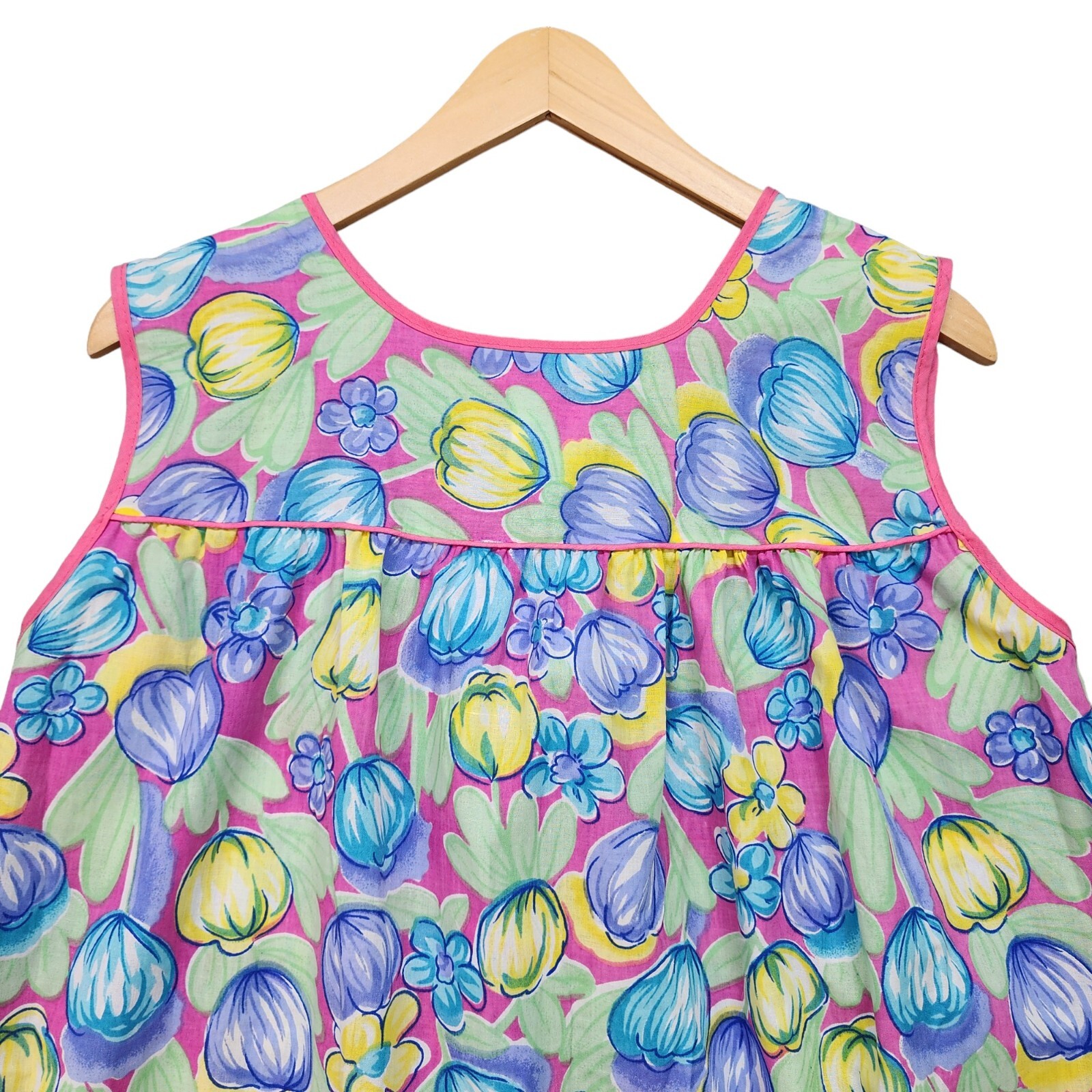 Artistic Creation Sleeveless House Dress Women’s Medium Mumu Grandma Cottagecore