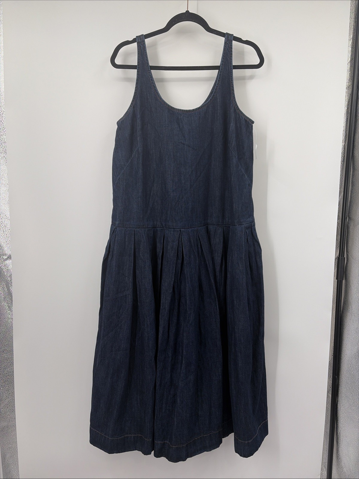 NWT Old Navy x Christopher John Rogers Drop-Waist Jean Dress Large