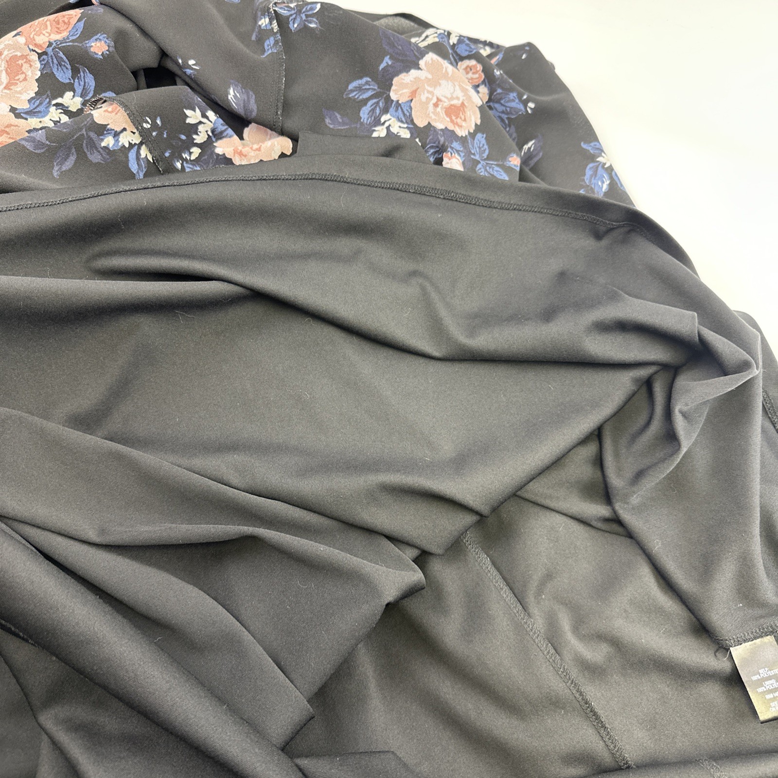 Torrid Black Floral Georgette Maxi Dress Tank Lined Flare 11688091 Women Plus 2X