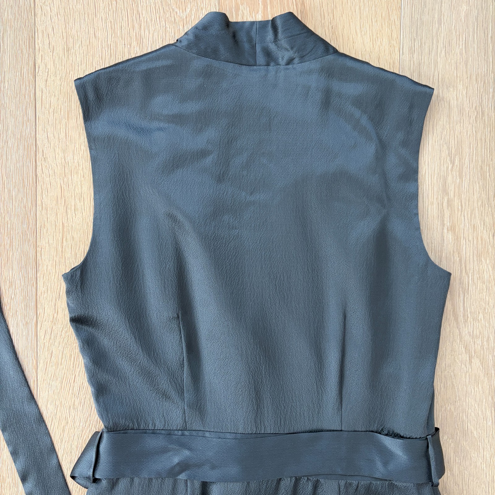 Kenneth Cole, 100% Silk, Steel Gray, Small, Evening/Cocktail Dress + Bracelet