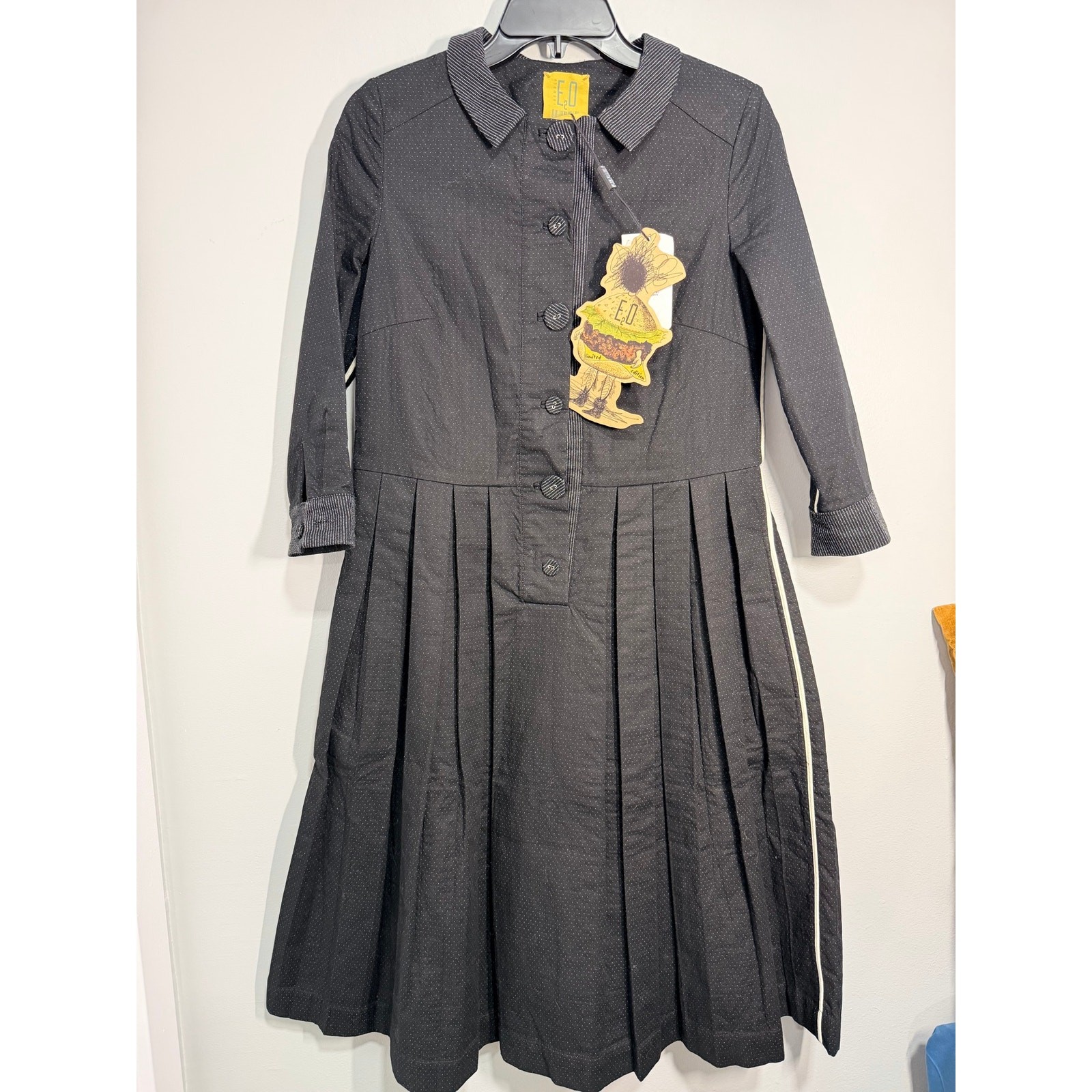Unique rare Designer Evgenia ostrovskaya (E2o) whimsygoth retro dress S/M