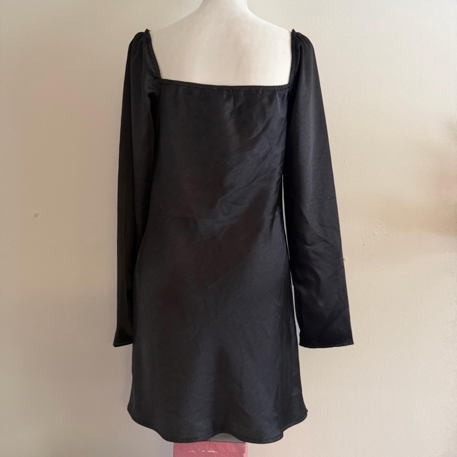 Princess Polly Classic Black Long Sleeve Dress