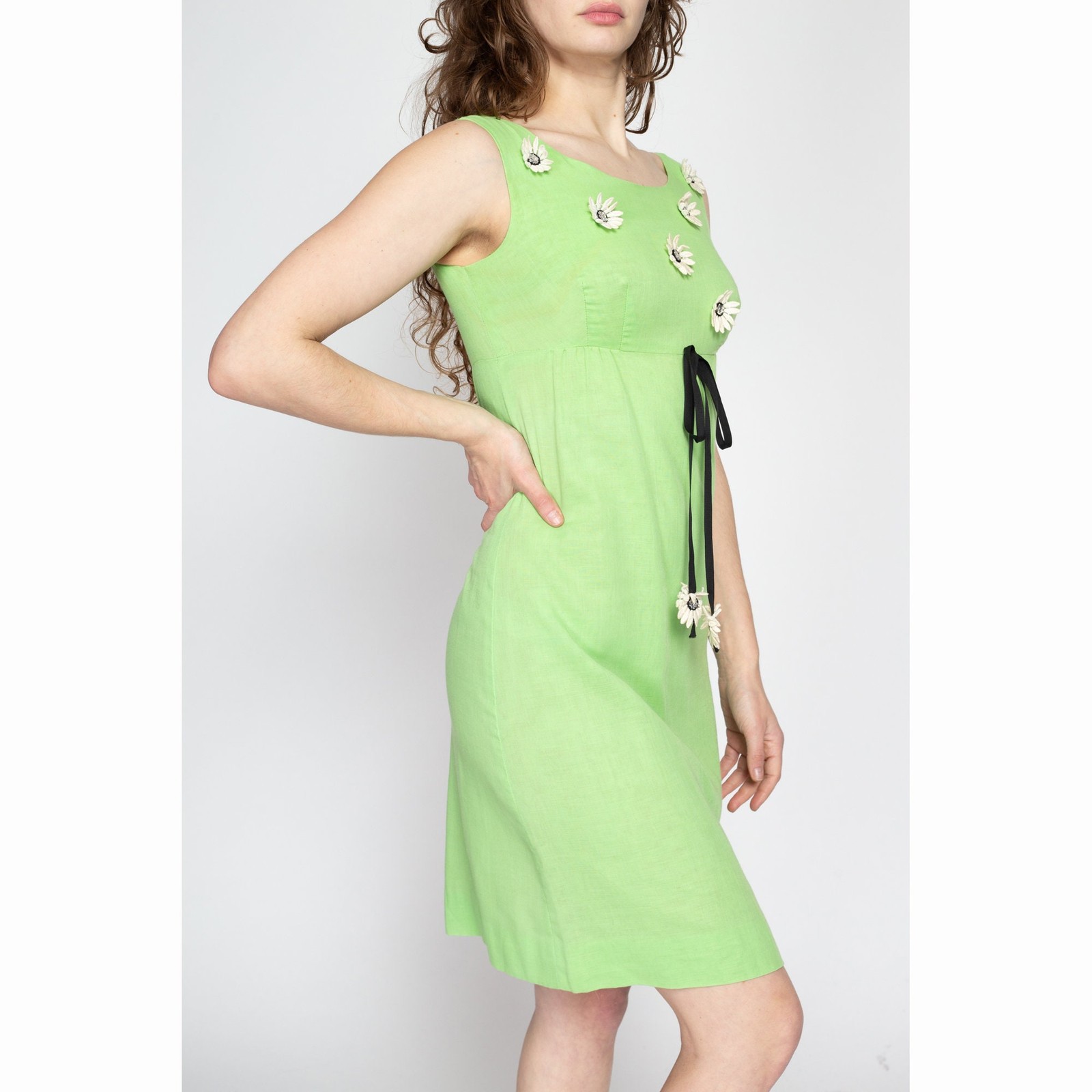 Vintage 60s Jody California Daisy Mini Dress – Small