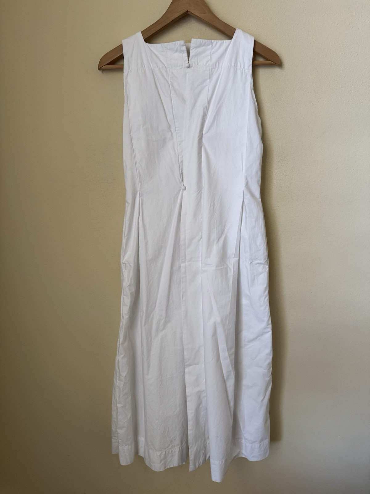 Daniela Gregis Sleeveless Dress Cotton White One Size G2U