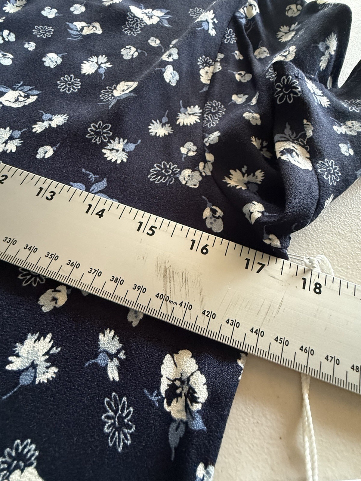 Reformation Beth Dress Blue Floral Mini Keyhole Button Back Shift XS Moody