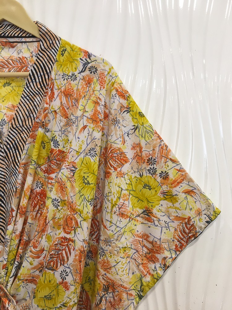 Silk White Kaftan / Handmade Flowy Maxi Dress / Resort Wear Outfit MFN1070