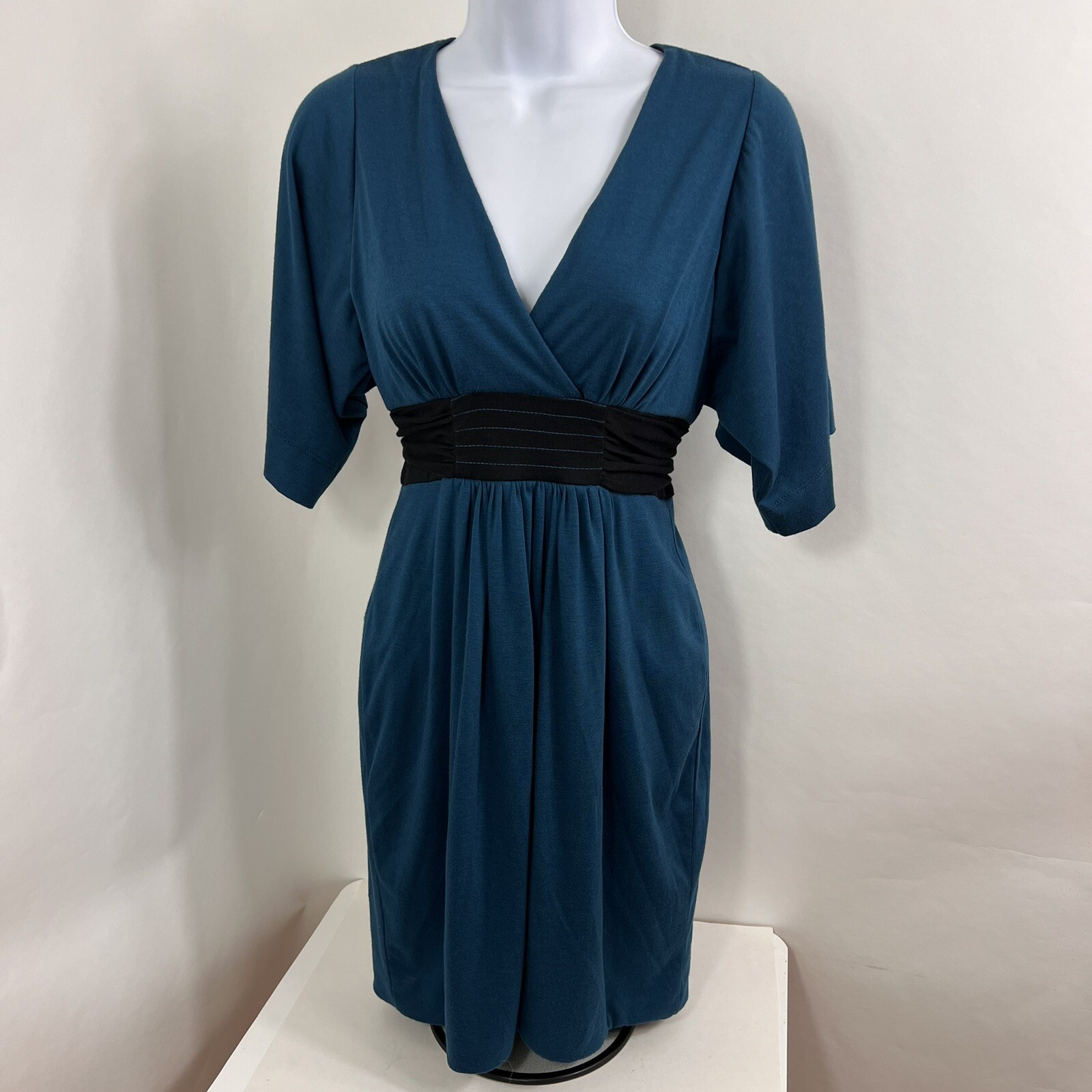 Vintage Teeze Me Dress Women’s Small Short Sleeve A-Line Belted Above Knee Y2K