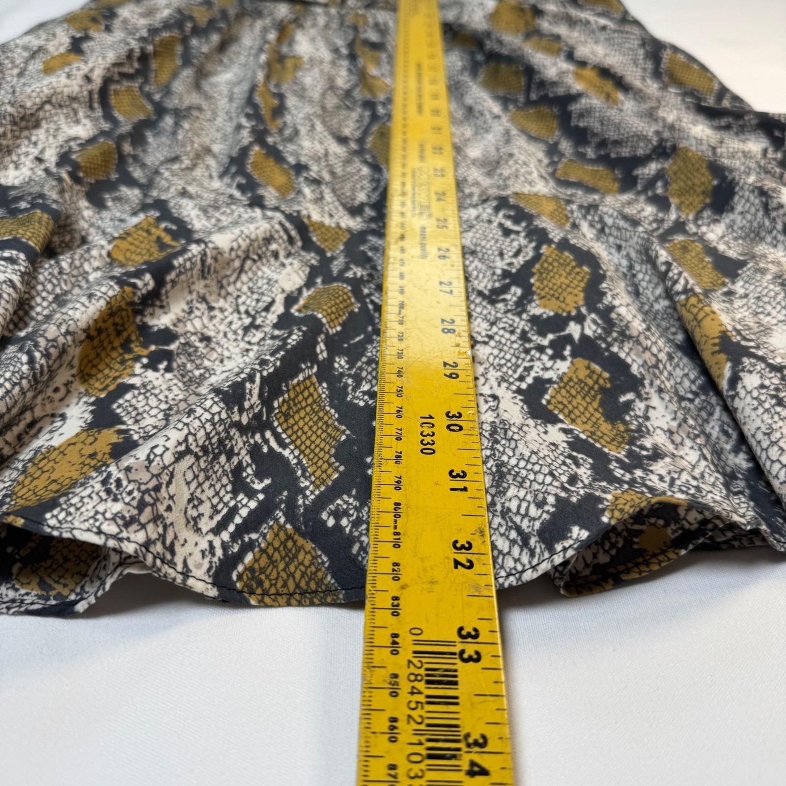 Pants Store Snake Print Halter Mini Dress Boho Tassel Flowy Size Small