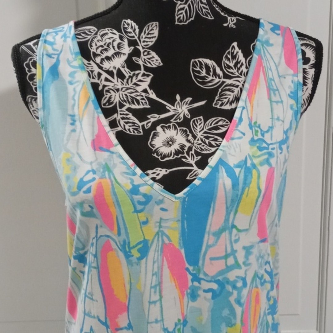 ⛵️LARGE HTF Lilly Pulitzer⛵️ – Kerri Maxi Dress