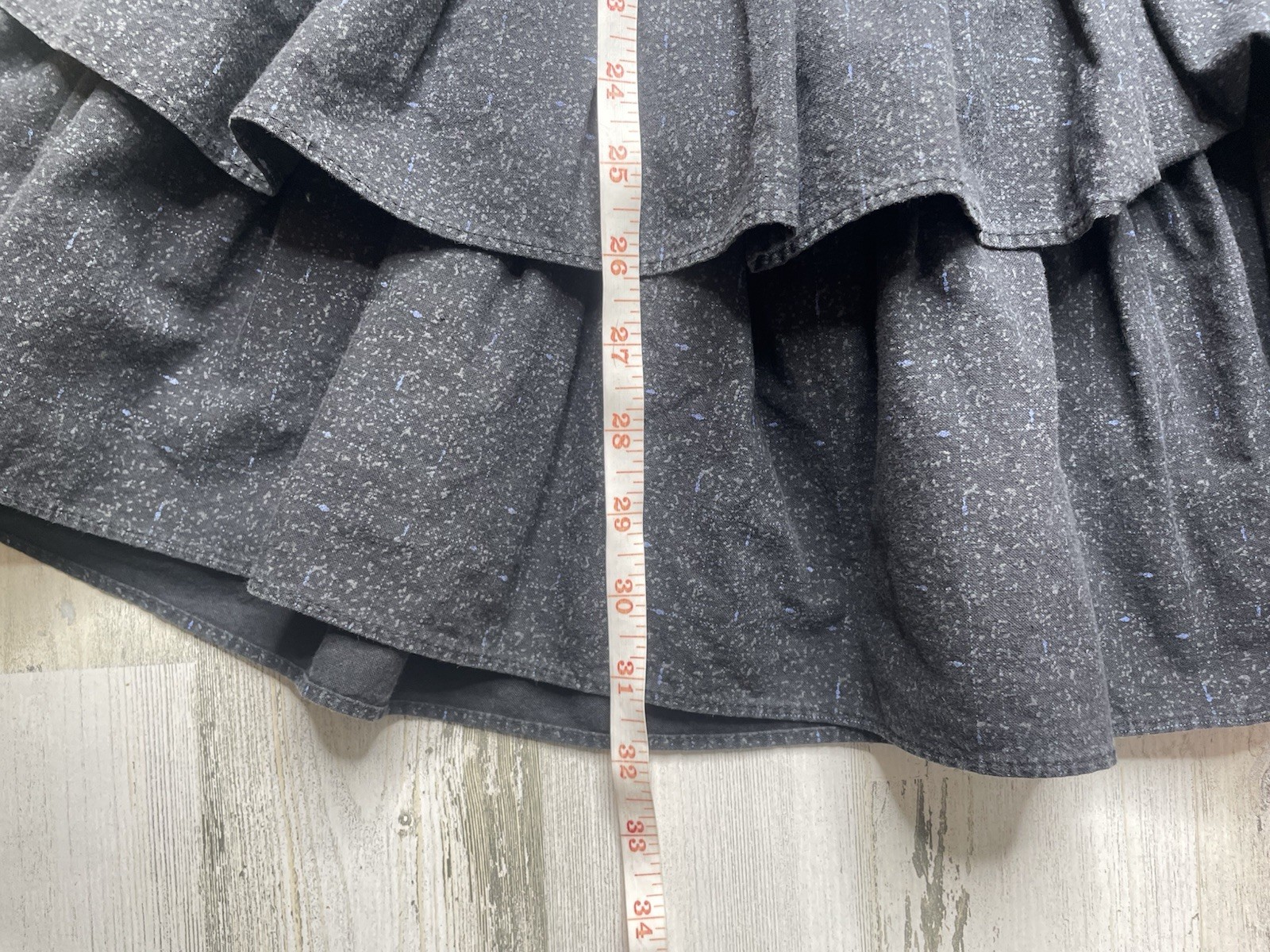 Vintage IZ California 80s 90s Mini Gray Dress Shoulder Pads Women’s Size: 7 EEUC