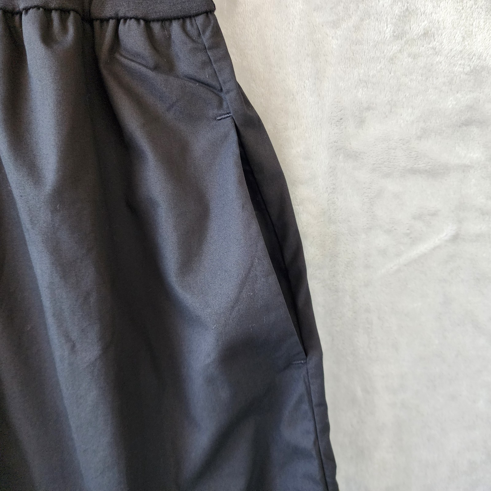J.Crew Dress Womens Size Small Petite Black Pockets Short Sleeve Knit Top SP NWT