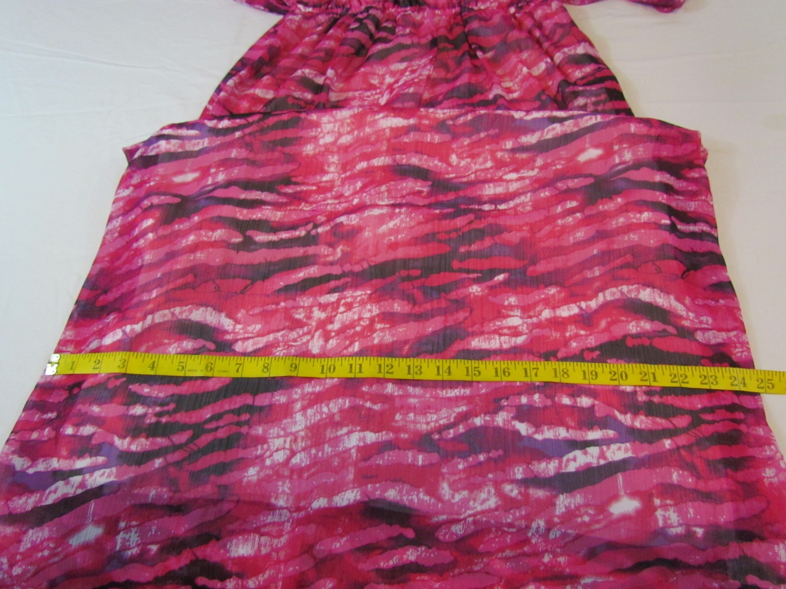 PINK ROSE PREMIUM QUALITY SIZE LARGE MADE IN U. S. A .WOMAN MAXI DRESS