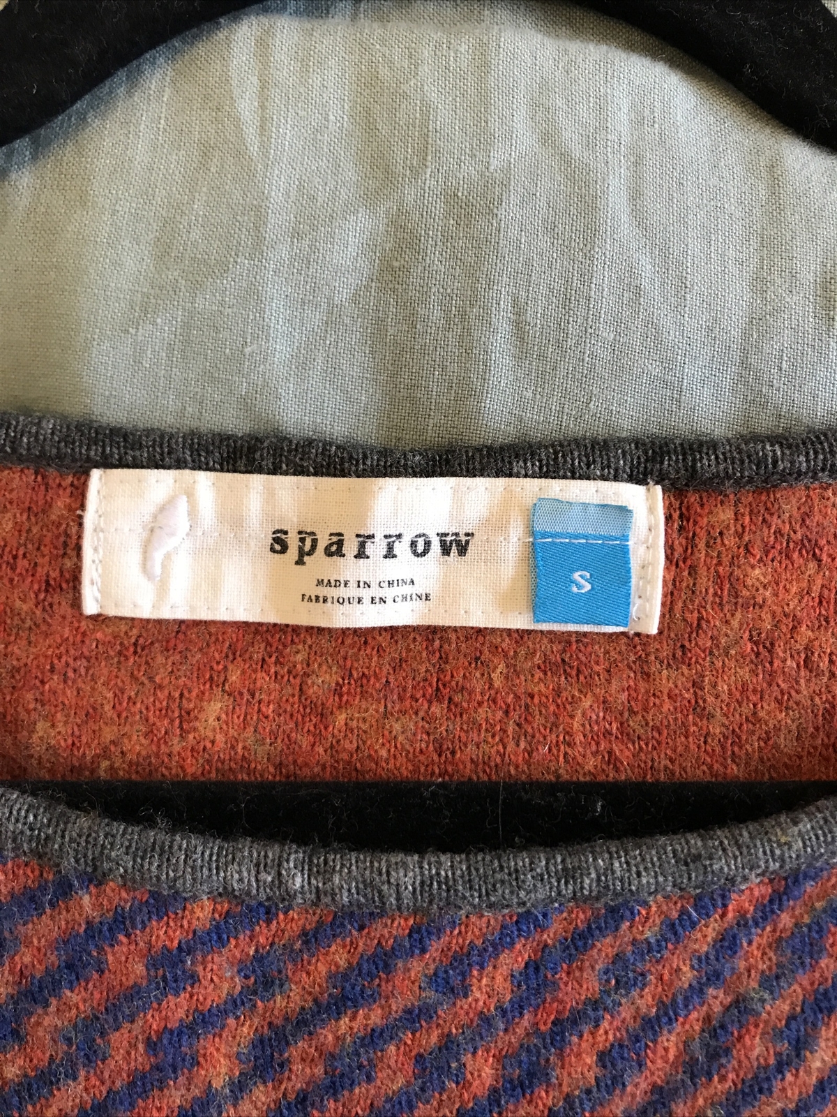 Anthropologie Sparrow Size Small Wool Cashmere Blend Short Sweater Dress Boho