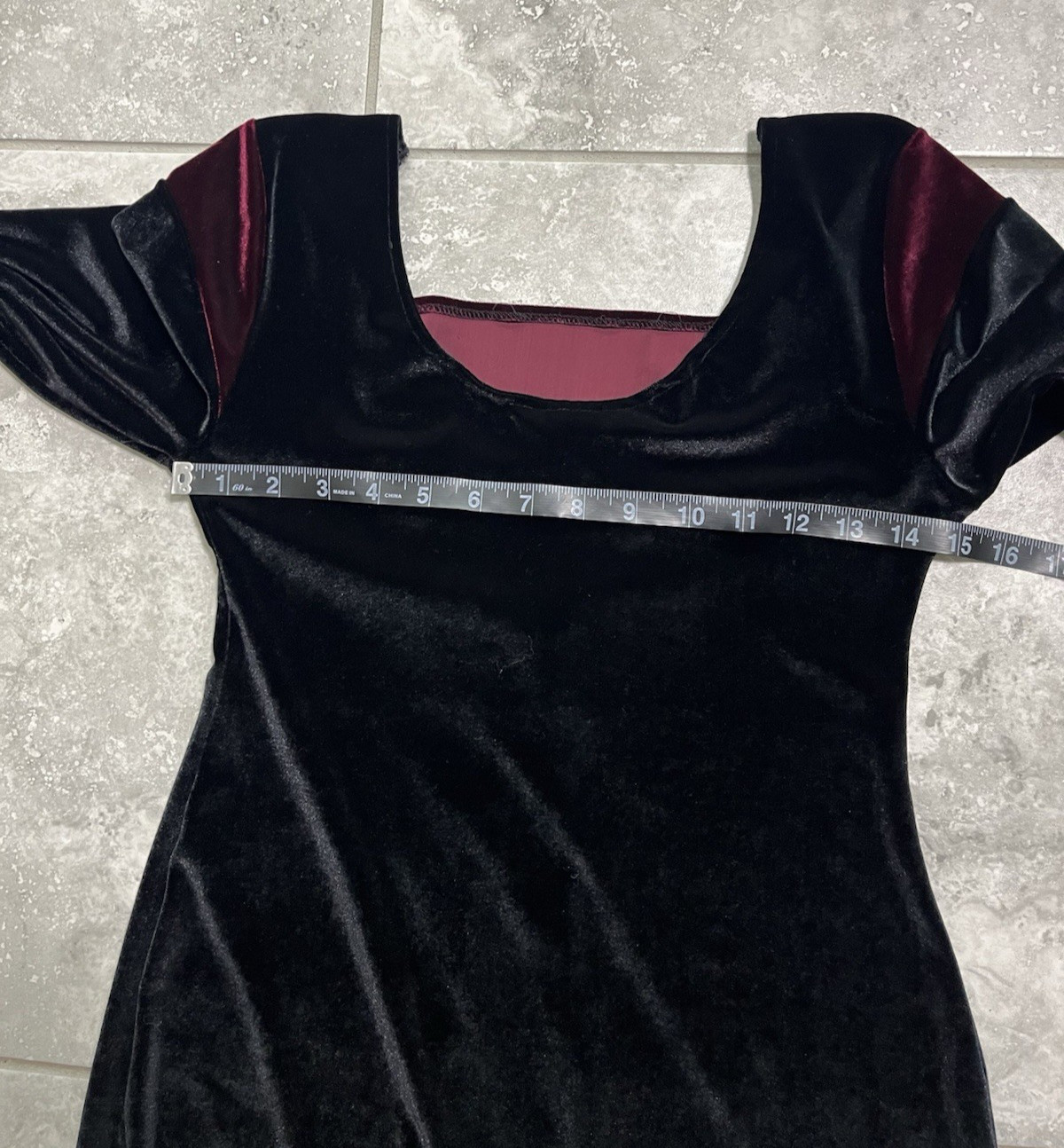 Cykxtees VTG 90S Goth Renaissance Medieval Vampire Velvet Dress Gown M L