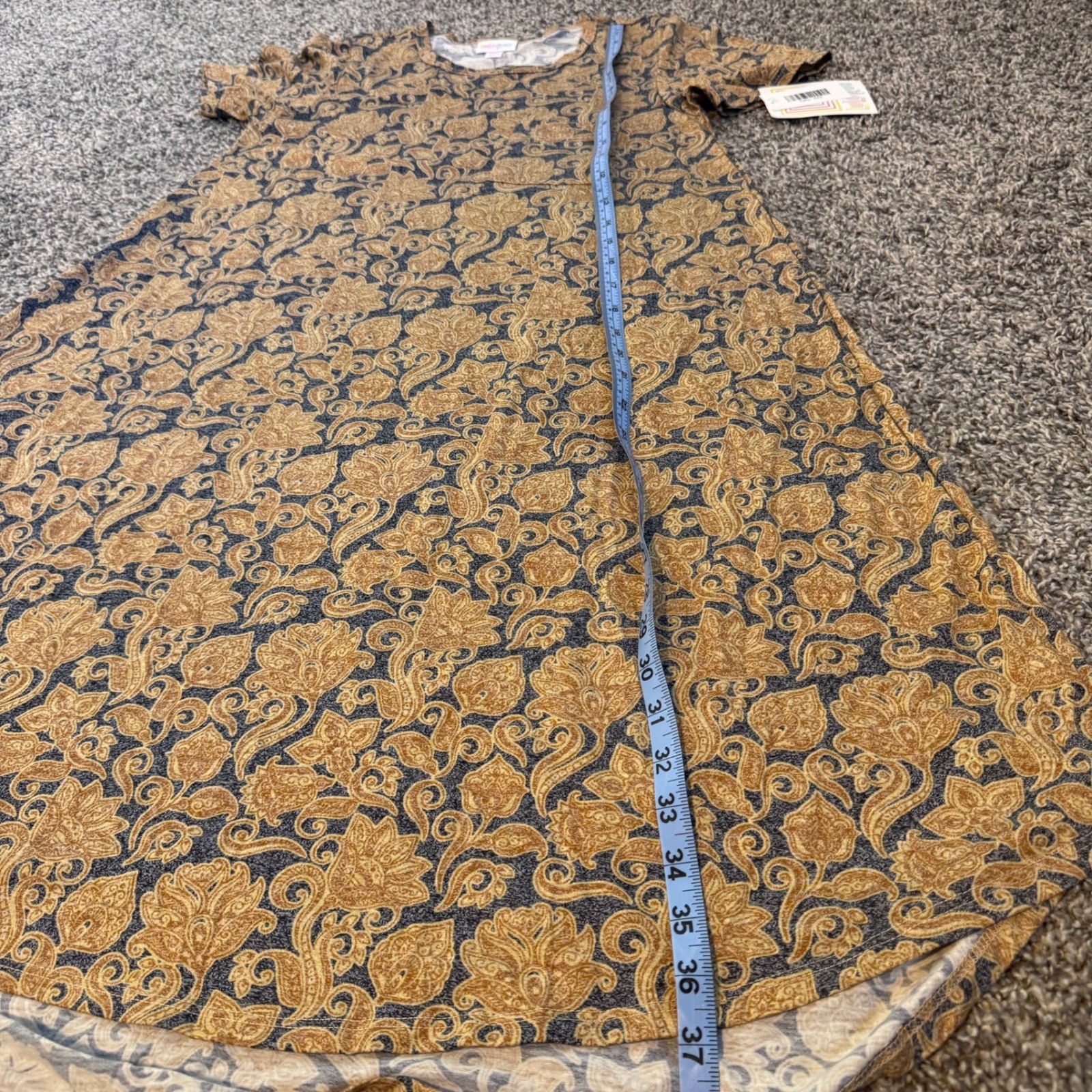 NWT LuLaRoe Carly Swing Dress with Chest Pocket Hi Low Hem Women’s Size XXS New