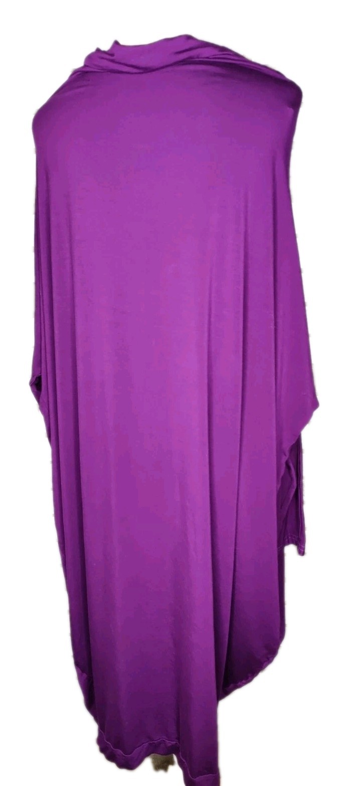 • Morph Clothing Solid Rich Plum Modal Capsule Versatile Dress Women’s Size XL