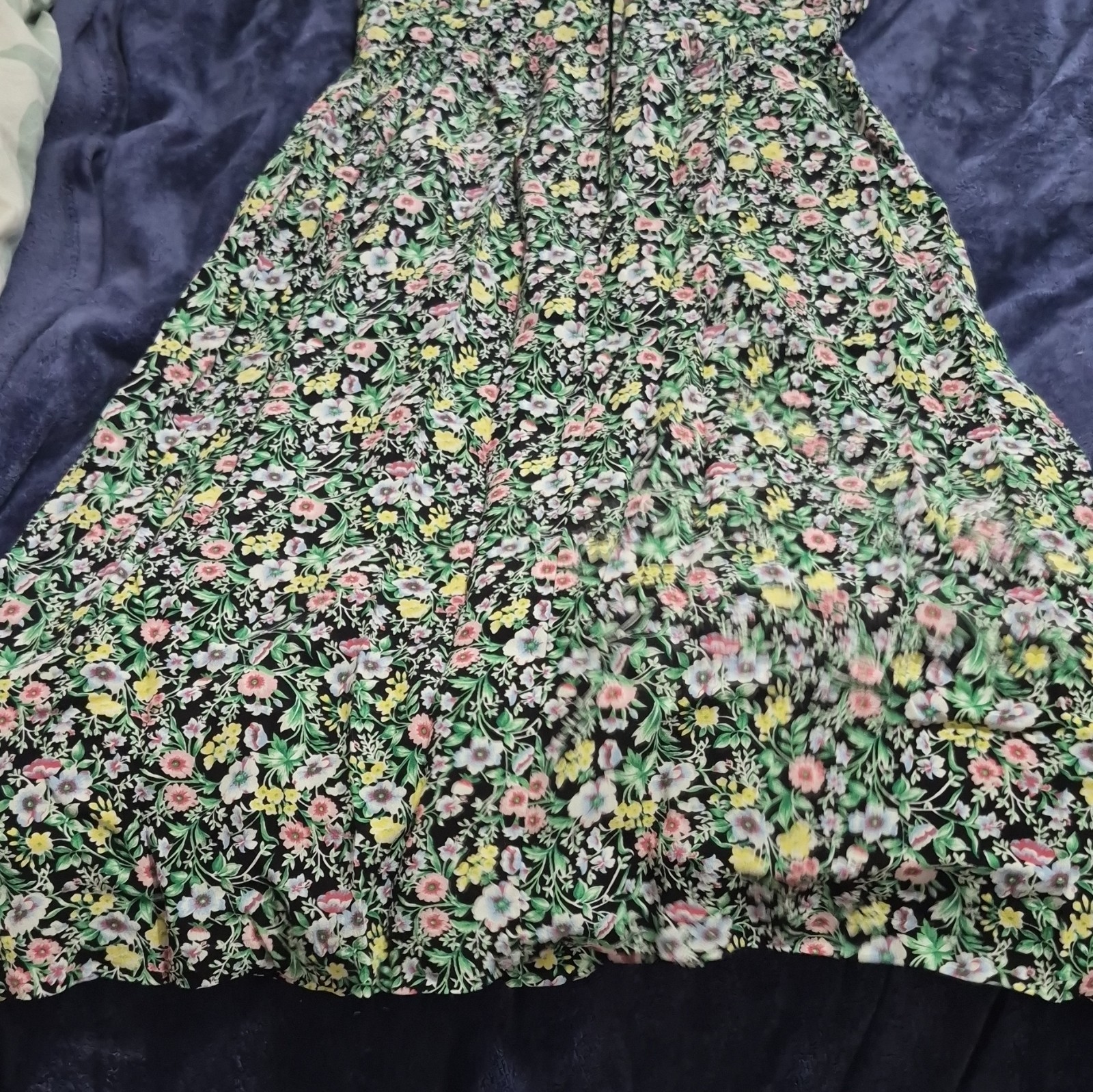 Karin Stevens by Steven Stoller Black Floral Lace Maxi Dress Sz 10