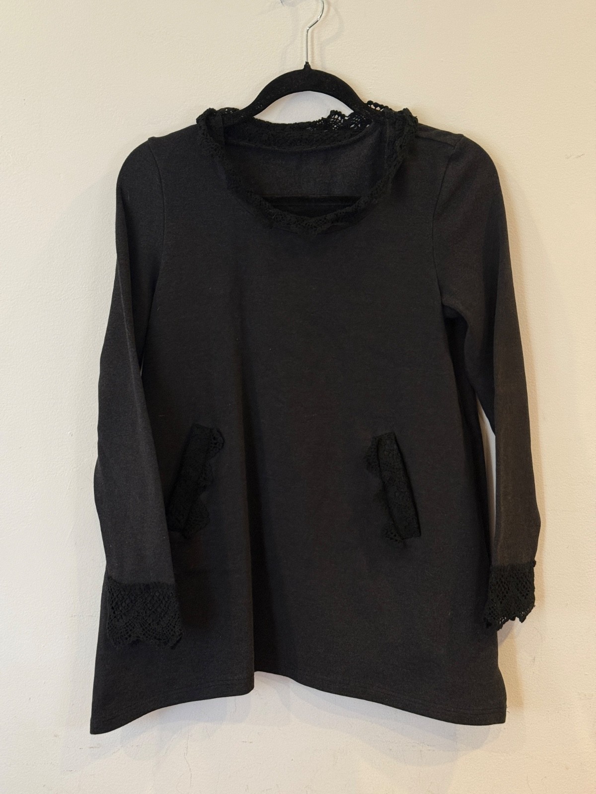 MANY Black Dress/Top Size: 33 100% Cotton