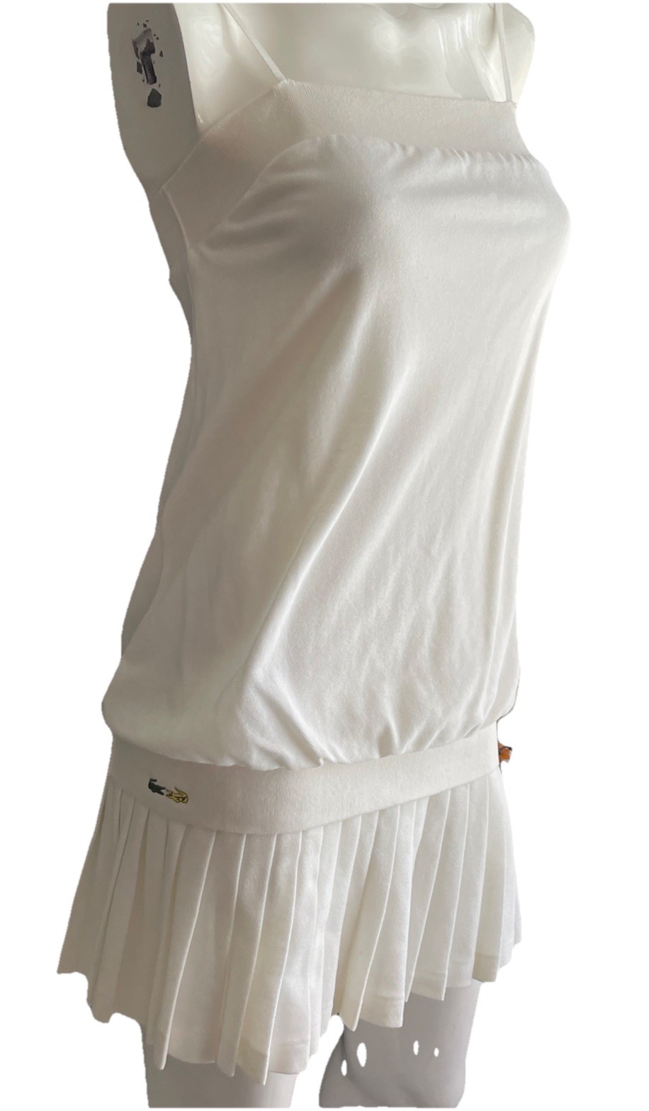 Lacoste Malandrino Women’s Spaghetti strap Tennis?Dress made France Sz M
