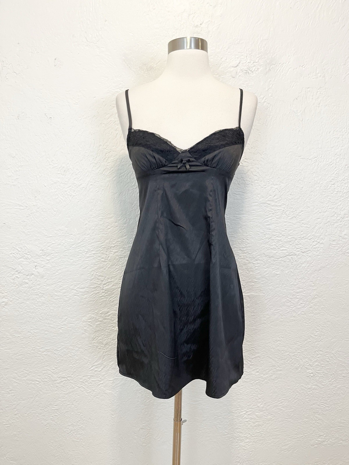 Princess Polly Slip Dress Mini Black size 2