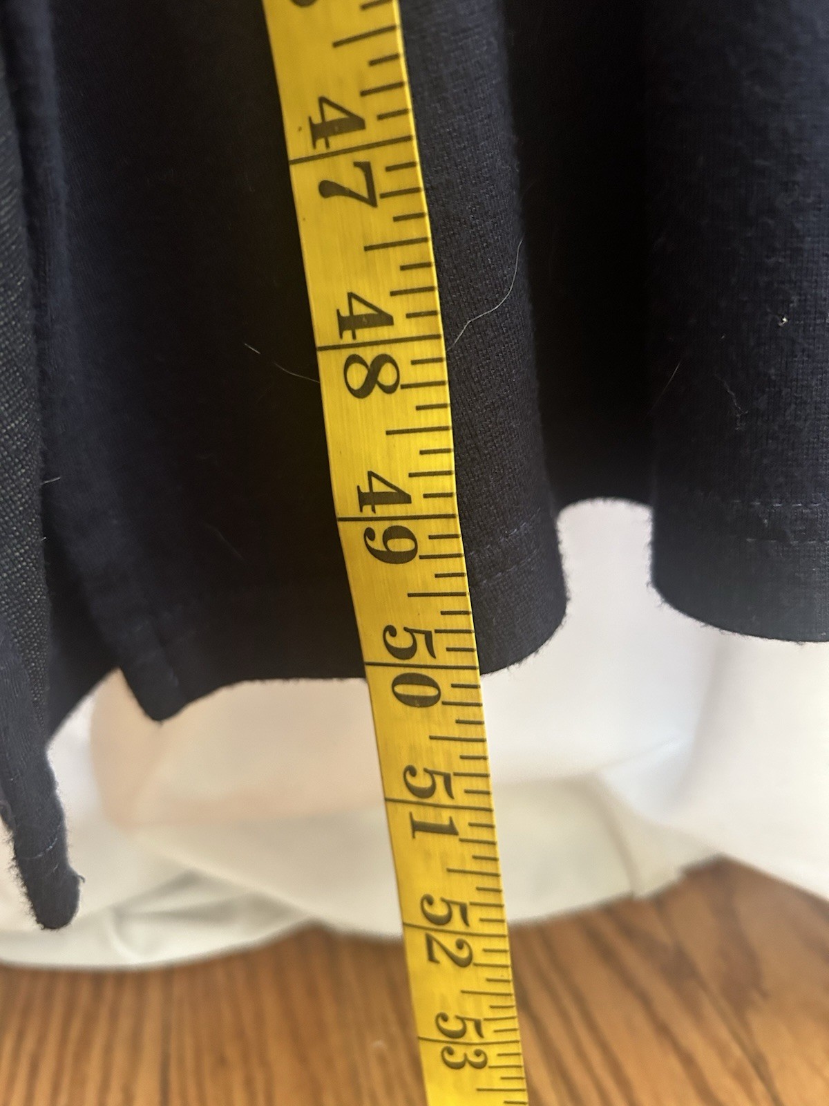 Vintage 90s Talbots Stretch Maxi Dress Womens Size Large Blue Classic USA