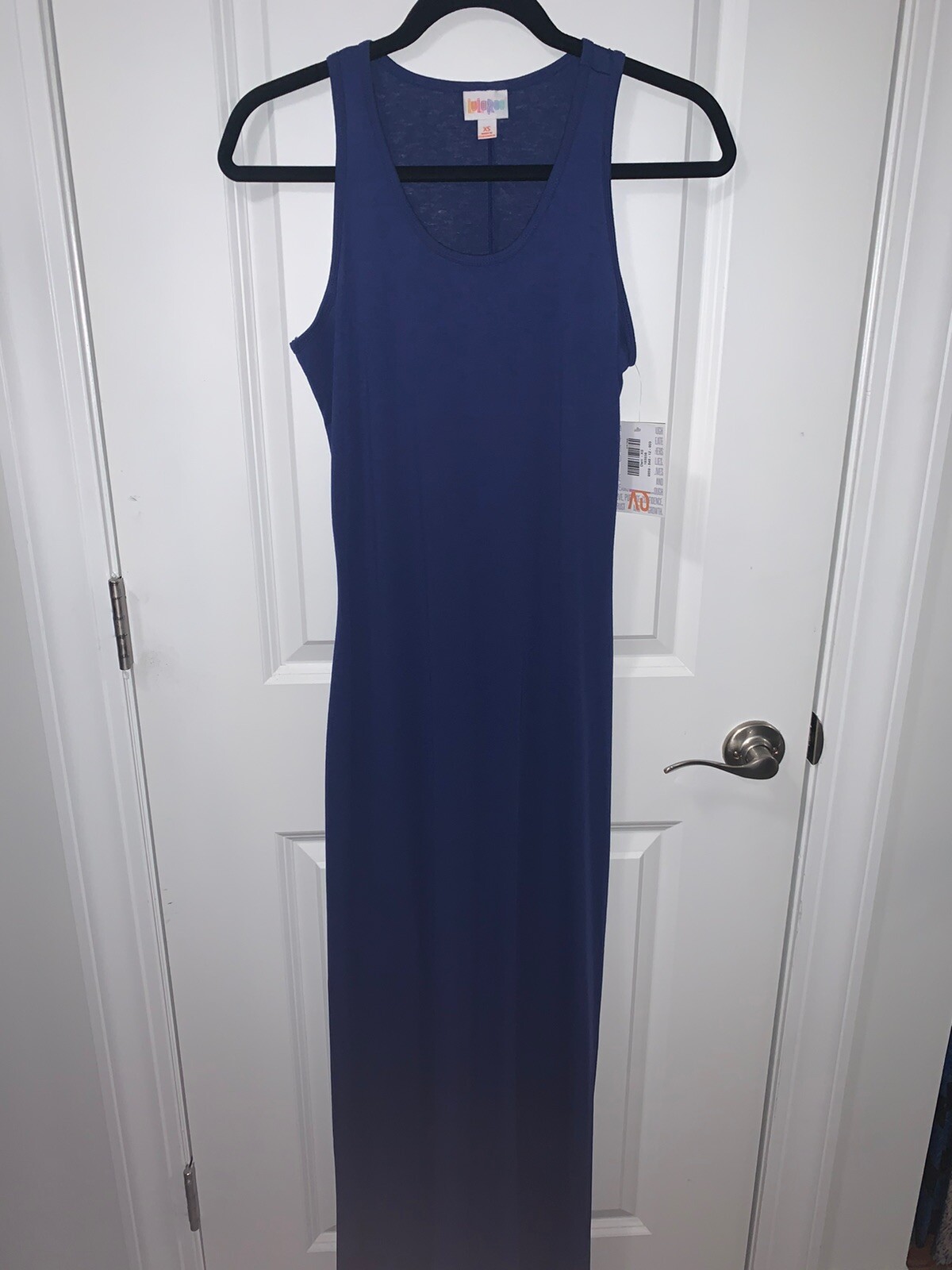 Lularoe Dani XS Extra Small Solid Navy Little To No Stretch