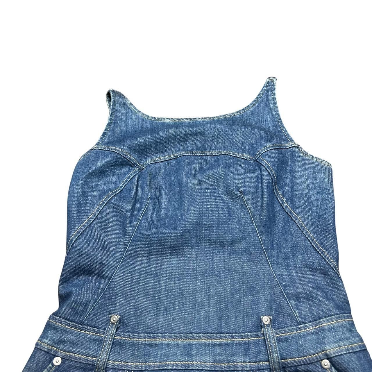 Levi’s Engineered Denim Dress Women’s Size S Blue Denim Rare Vintage 00s Y2K