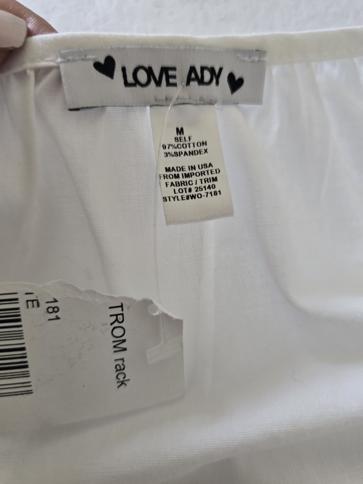 Love Ady White Sundress Cut-out Back Coastal Nautical Balletcore Elastic Waist