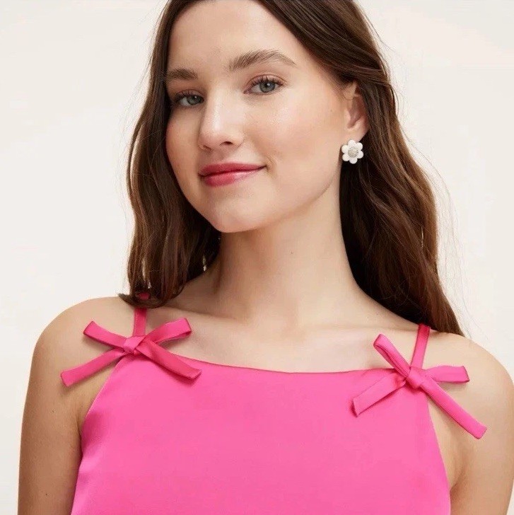 Women’s Medium 90s Mini Tank Shift Dress – kate spade Target New York Bows Cute
