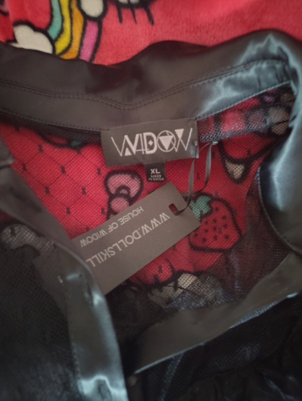 Dolls Kill Widow Wednesday Adams Style Dress Deadstock